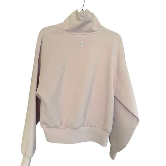 Lululemon Softstreme Turtleneck Pullover, Women's size 8. Soft PinK - Picture 5 of 6